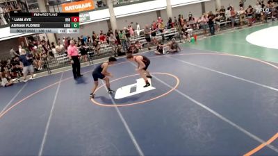 136-143 lbs Quarterfinal - Liam Aye, St. Charles East WC vs Adrian Flores, Naperville North