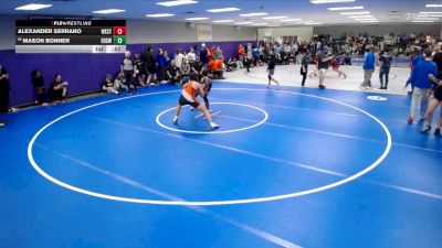 190 lbs Cons. Round 3 - Mason Bonner, Ensworth vs Alexander Serrano, West Creek