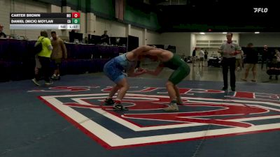 215 lbs 3rd Place - Carter Brown, MO vs Daniel (Mick) Moylan, CA