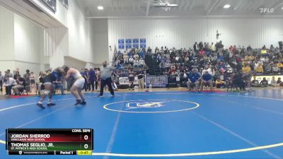 190 lbs Cons. Semi - Thomas Seglio, Jr., St. Patrick`s High School vs Jordan Sherrod, Vancleave High School