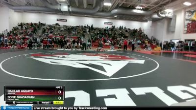 100 lbs Quarterfinal - Sofie Ghasabyan, Eaglecrest vs Dalilah Aguayo, Arvada