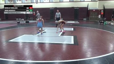 102-107A 1st Place Match - Brielle Wieland, Independence Girls vs Jersi Murphy, East Buchanan Girls