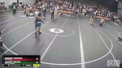 4A 152 lbs Cons. Round 1 - Andrew Johnson, Westwood vs Shikeem Shilow, South Florence