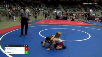 49 lbs Consi Of 8 #2 - Collin Yocham, Coweta Tiger Wrestling vs Scott Gales, Skiatook Wrestling Club