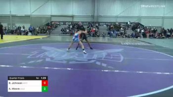 115 lbs Quarterfinal - Bianca Johnson, Ascend Wrestling Academy vs Annie Moore, Wildcat Takedown Club