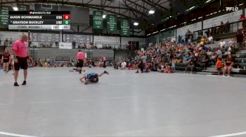 43-47 lbs Cons. Round 1 - Grayson Buckley, Ottawa Wolfpack Wrestling Club vs Jaxon Schimandle, NWO Wrestling