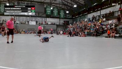 43-47 lbs Cons. Round 1 - Grayson Buckley, Ottawa Wolfpack Wrestling Club vs Jaxon Schimandle, NWO Wrestling