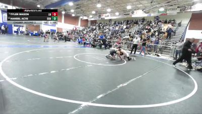 126 lbs Champ. Round 2 - Tyler Mason, La Mirada vs Hansel Acte, Eisenhower