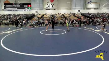 96 lbs Champ. Round 2 - Dezmond Pacheco, Hilton Jr Cadets Wrestling Club vs Louis Gabriele, Columbia Youth Wrestling Club