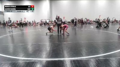 85 lbs Round 3 (4 Team) - Jaxon Daniel, Rabbit vs Makai Steele, Backyard Brawlers