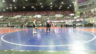 82 lbs Champ. Round 1 - Liam Holz, Team Champs vs Stetzen Peebles, Cougar Wrestling Club