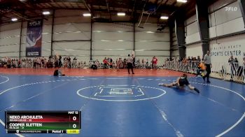 130 lbs Rd# 4- 2:00pm Friday Final Pool - Cooper Sletten, PA Blue vs Neko Archuleta, Rough House