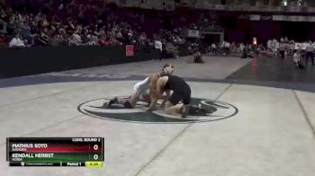 5A 132 lbs Cons. Round 2 - Mathius Soto, Gadsden vs Kendall Herbst, Hobbs