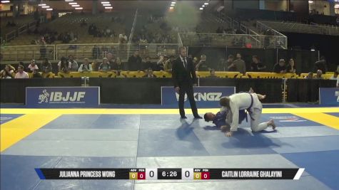 Caitlin Lorraine Ghalayini vs Julianna Princess Wong 2025 Pan Jiu Jitsu IBJJF Championship