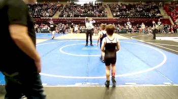 60 lbs Consi Of 8 #2 - Maximus ORourke, Jenks Trojan Wrestling Club vs Noah Huck, Bartlesville Wrestling Club