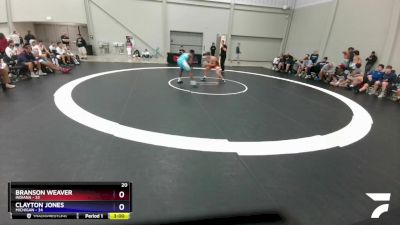 152 lbs Round 3 (8 Team) - Branson Weaver, Indiana vs Clayton Jones, Michigan