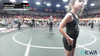 52 lbs Rr Rnd 3 - Sophia Sumner, CacheWrestlingClub vs Arielle Wylie, Tuttle Wrestling Club