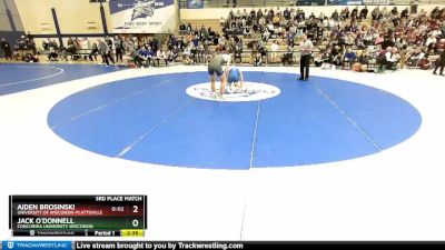 157 lbs 3rd Place Match - Jack O`Donnell, Concordia University Wisconsin vs Aiden Brosinski, University Of Wisconsin-Platteville
