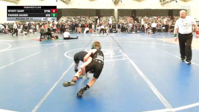 52-B lbs Round Of 16 - Wyatt Gant, Upper Township vs Parker Sauer, All I See Is Gold Academy