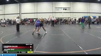 120 lbs 1st Place Match - Juliana Diaz, Florida vs Cameron Galvin, Florida