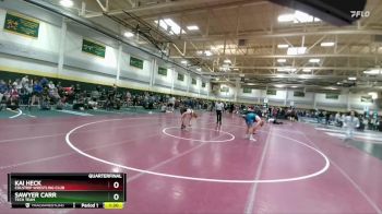 182 lbs Quarterfinal - Sawyer Carr, Tech Team vs Kai Heck, Colstrip Wrestling Club