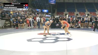 140 lbs Champ. Rd Of 64 - Alexis Lazar, Michigan vs Khloe Meisenbach, California