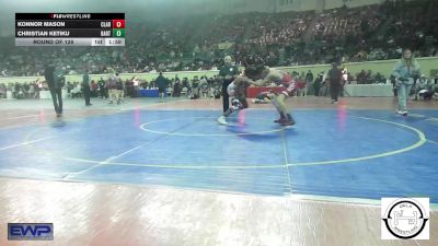 118 lbs Round Of 128 - Konnor Mason, Claremore Wrestling Club vs Christian Ketiku, Bartlesville JH