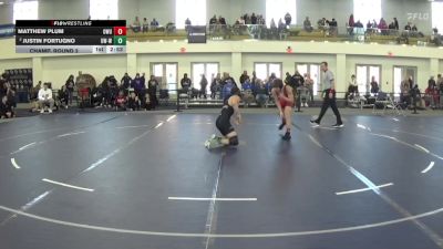 141 lbs Champ. Round 2 - Matthew Plum, Ohio Wesleyan vs Justin Fortugno, Wisconsin-Whitewater