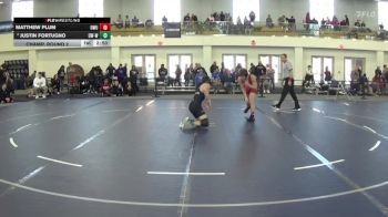 141 lbs Champ. Round 2 - Matthew Plum, Ohio Wesleyan vs Justin Fortugno, Wisconsin-Whitewater