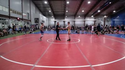 126 lbs Semifinal - CJ Caines, Mat Assassins Black - HS vs Anthony Lopez, Duro Wrestling Club - HS