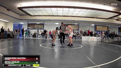 144 lbs Cons. Round 3 - JohnnyRigo Sauceda, Owyhee vs Bryan Aguilar, Thunder Ridge