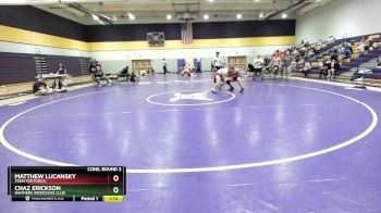 138 lbs Cons. Round 3 - Matthew Lucansky, Team Tortorice vs Chaz Erickson, Hammers Wrestling Club