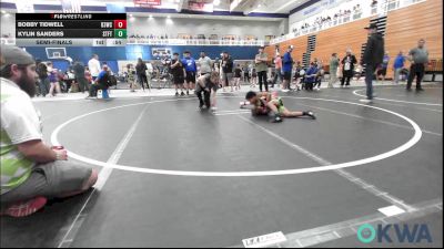 73 lbs Semifinal - Bobby Tidwell, D3 Wrestling Cluib vs Kylin Sanders, Standfast