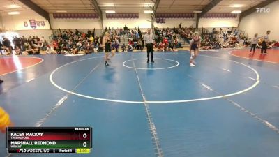 132B Champ. Round 1 - Kacey Mackay, Thermopolis vs Marshall Redmond, Wright