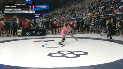 157 lbs Champ. Rd Of 128 - Cashil Clark, Ohio vs Brigham Cookson, Utah