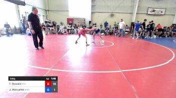 54 kg Rr Rnd 3 - Thomas Oswald, Steller Trained Maleval vs Jordan Manyette, Barn Boys