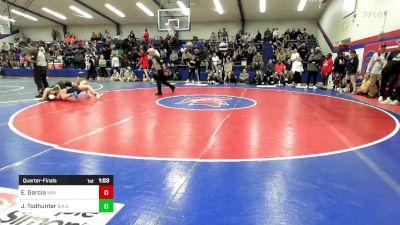 120 lbs Quarterfinal - Eva Garcia, Van Buren High School vs Jordyn Todhunter, Broken Arrow Girls