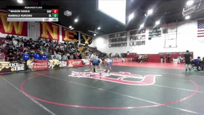175 lbs Cons. Round 2 - Mason Sauls, Chaparral vs Kaimalu Kukonu, MoanaLua