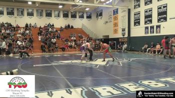 Boys-215 lbs Semifinal - Jeff Papienuk, Clarke`s Dream Team vs Donald Weiss, Wilson`s Wildcats