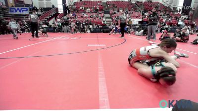 110 lbs Quarterfinal - Paezlie Kerr, F-5 Grappling vs Braeden Weeks, Kansas Mayhem 11u