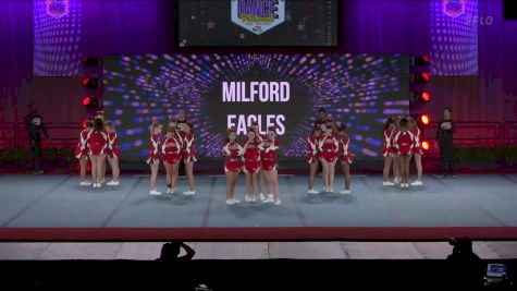 Milford Eagles [2022 Varsity Show Cheer 2] 2022 Pop Warner National Cheer & Dance Championship