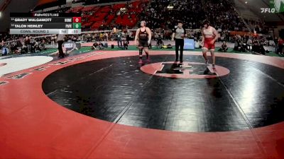 4A 215 lbs Cons. Round 2 - Grady Walgamott, Homedale vs Talon Heinley, Payette