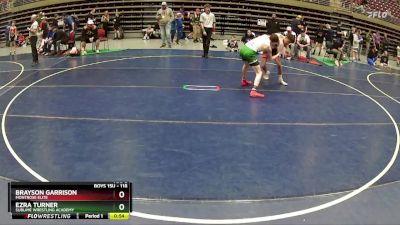 118 lbs Cons. Semi - Brayson Garrison, Montrose Elite vs Ezra Turner, Sublime Wrestling Academy