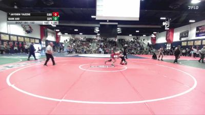 132 lbs Champ. Round 2 - Sam Aid, Capistrano Valley vs Jayden Yazzie, El Modena