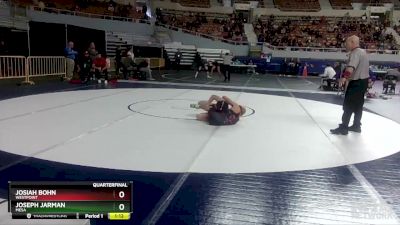 D1-138 lbs Quarterfinal - Josiah Bohn, Westpoint vs Joseph Jarman, Mesa