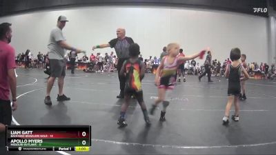 50 lbs Round 4 (8 Team) - Apollo Myers, Missouri Outlaws vs Liam Gatt, Backyard Brawlers Gold