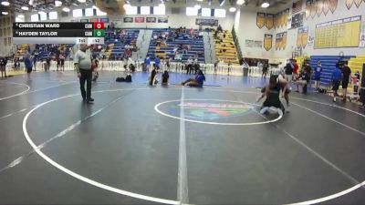 175 Blue 2nd Place Match - Christian Ward, Camden vs Hayden Taylor, Camden