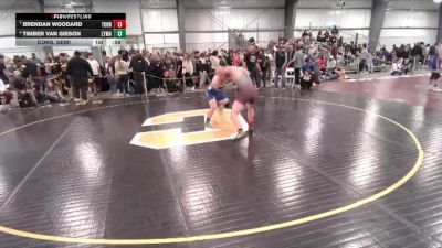 157 lbs Cons. Semi - Timber Van Gieson, Lyman vs Brendan Woodard, Torrington