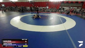 126 lbs Quarterfinal - Lucas Ryan, Askren Wrestling Academy vs Aiden Slama, Team Nazar Training Center