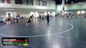 160 lbs Round 2 (16 Team) - Tristen Mckibben, Rootstown Raiders vs Brady Losie, Oak Harbor Rockets